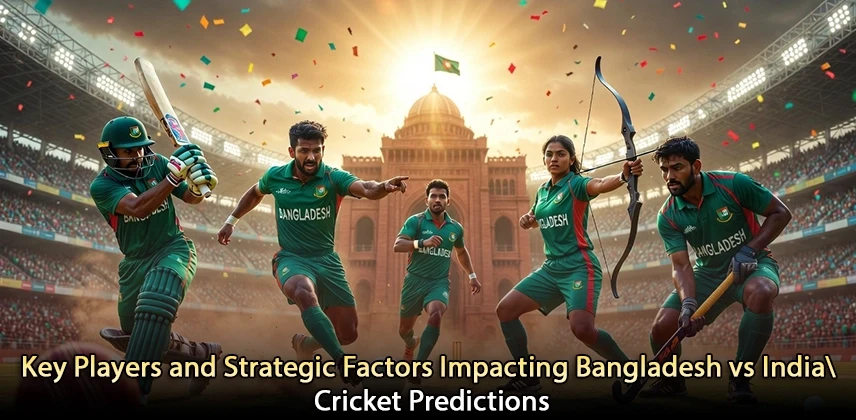 Evaluating Key Players in Bangladesh vs India Cricket Match Predictions